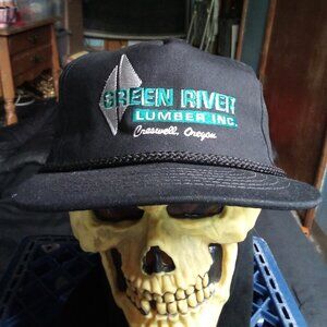 Deadstock Vintage Green River Lumber Snap Trucker Hat Cap